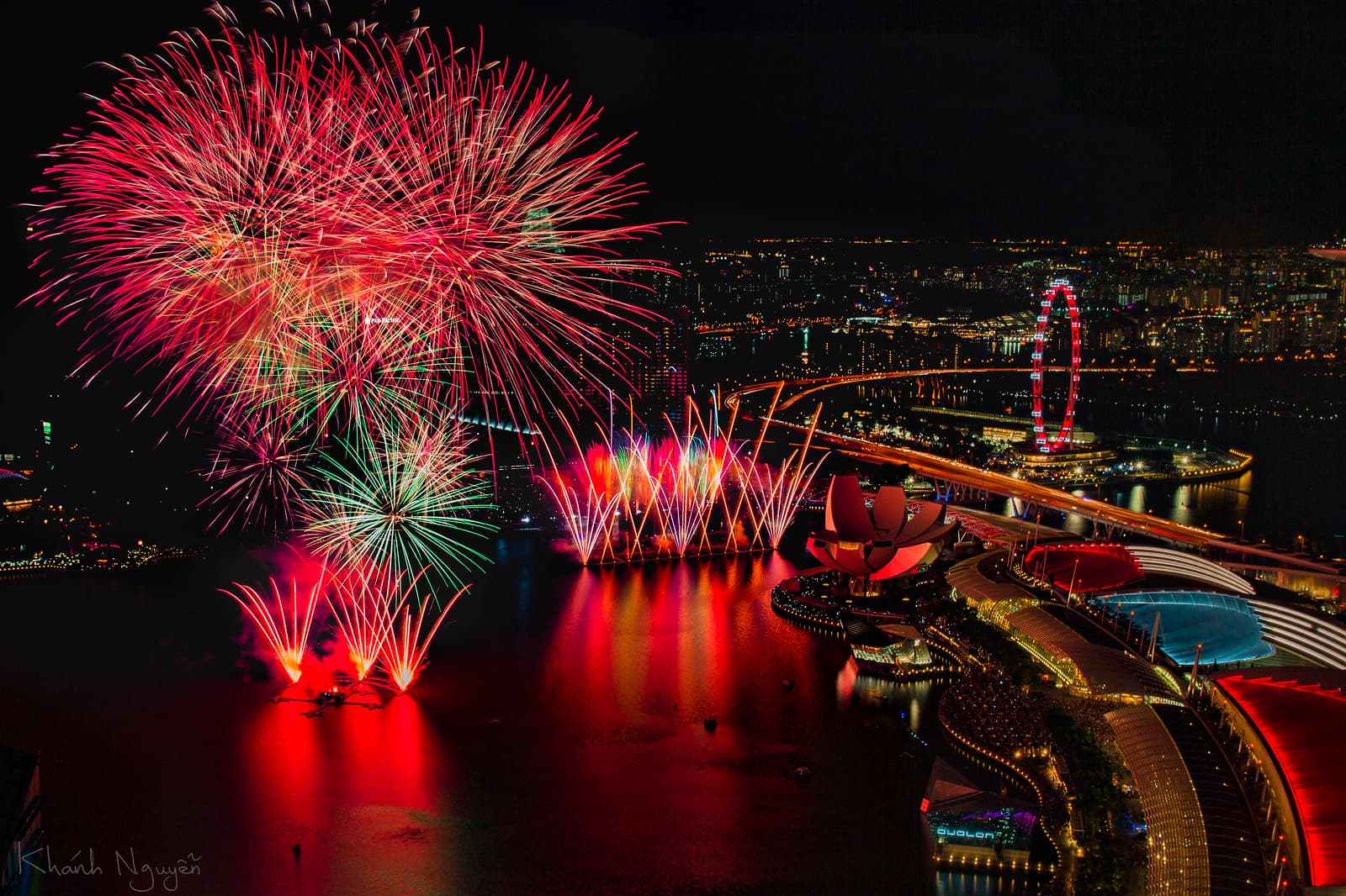 Singapore NDP Fireworks 2014 1